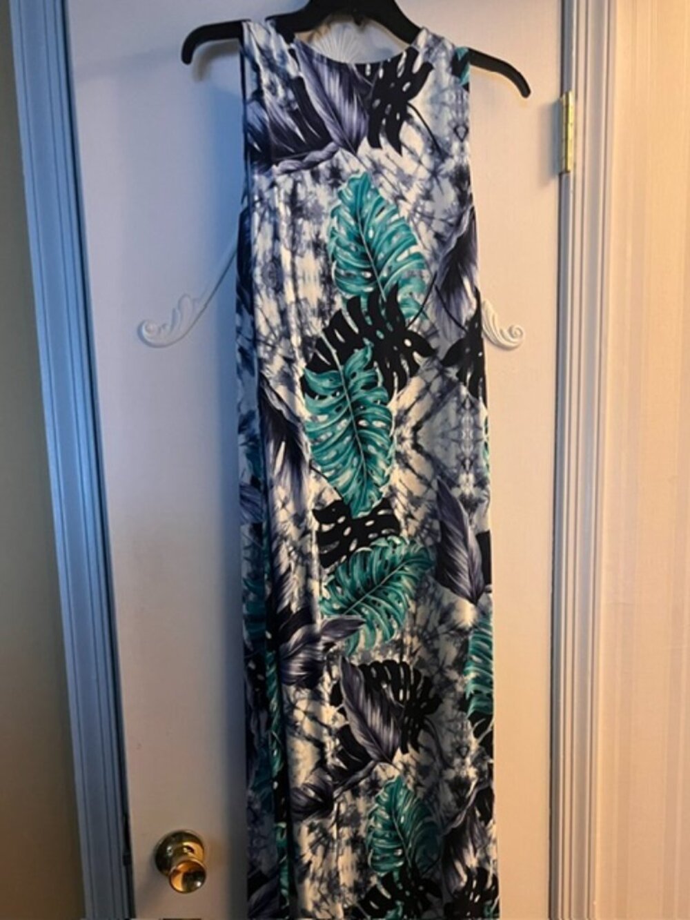 Ladies Chico's print maxi dress